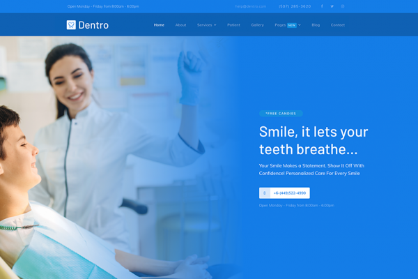 Site medical Dentro